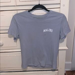 Baby blue Malibu t-shirt